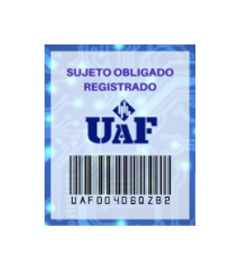 Sello de Sujeto Obligado Registrado UAF